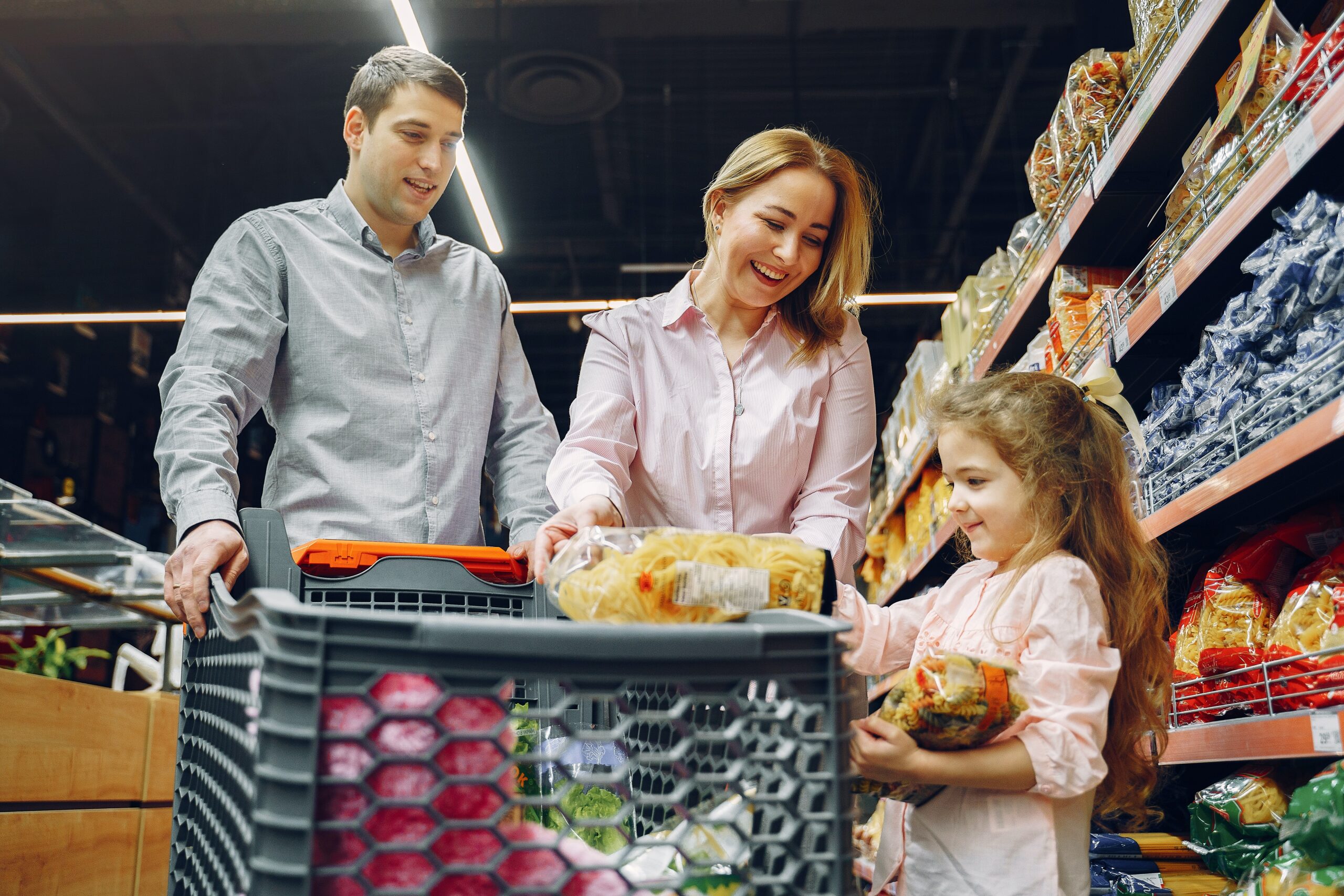 family grocery shopping