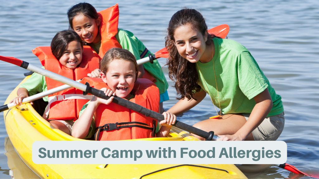 Children participating in supervised summer camp activities