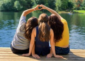 Teen girls building independence at summer camp