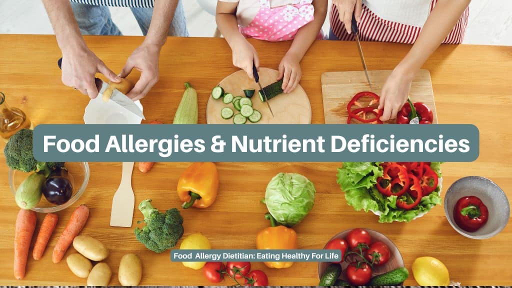 food allergy family making dinner