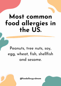 top food allergies in the US