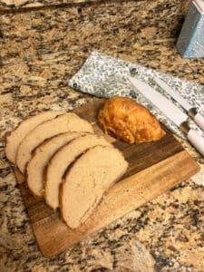 gluten free sourdough bread sliced