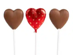 Nut-free chocolate options commonly used for Valentine’s Day class parties