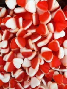 Nut-free non-chocolate Valentine candy for classroom celebrations