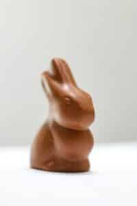 Allergy-friendly Easter chocolate bunny