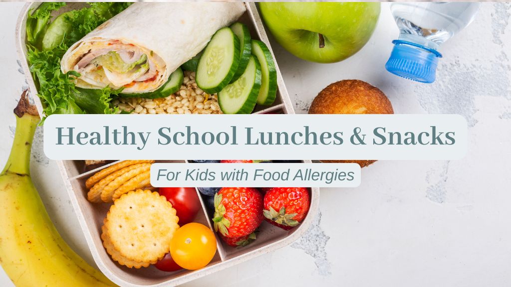 Allergy friendly school lunch packed in bento box