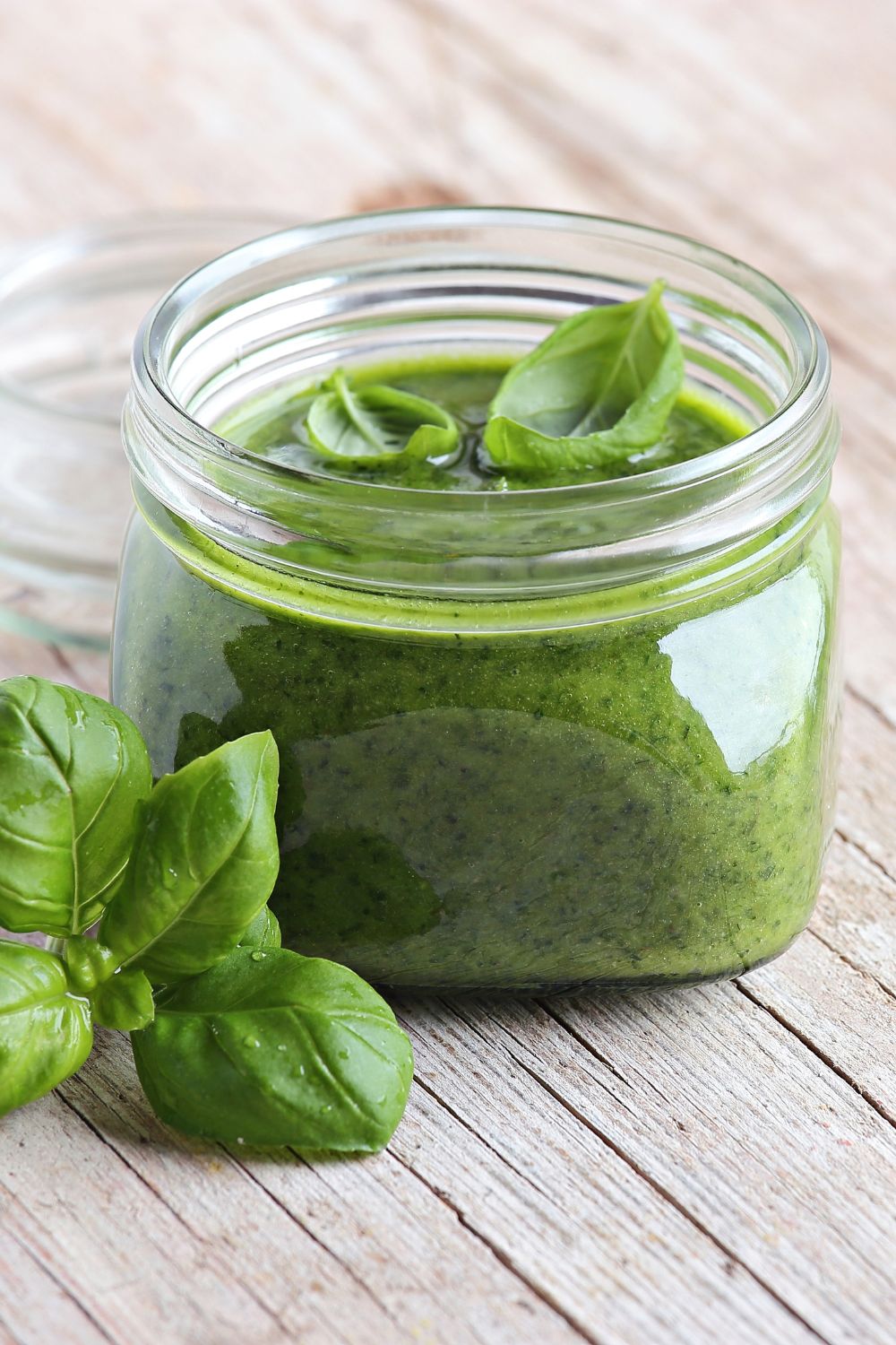 nut-free pesto in a jar